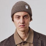 Beanie 03 Merino Taupe