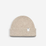 Sand Beanie 02 regular-fit rib-knit merino wool beanie with cuff, flat lay