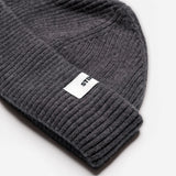 Beanie 03 Merino Dark Grey
