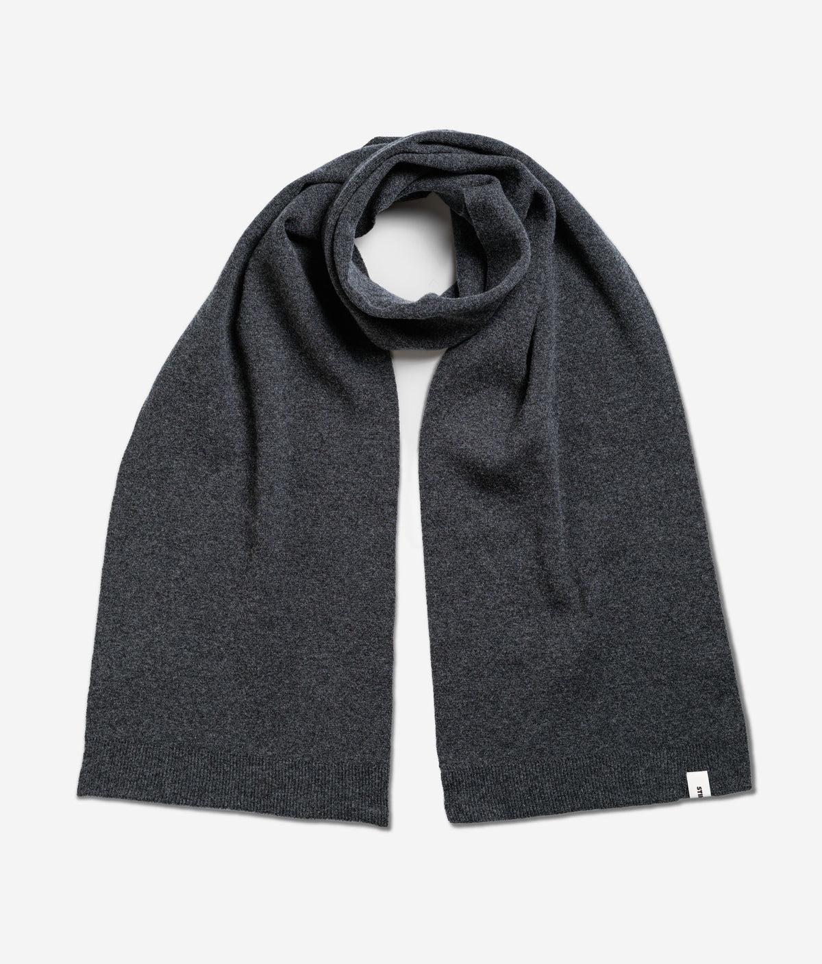 Scarf 01 Merino Dark Grey