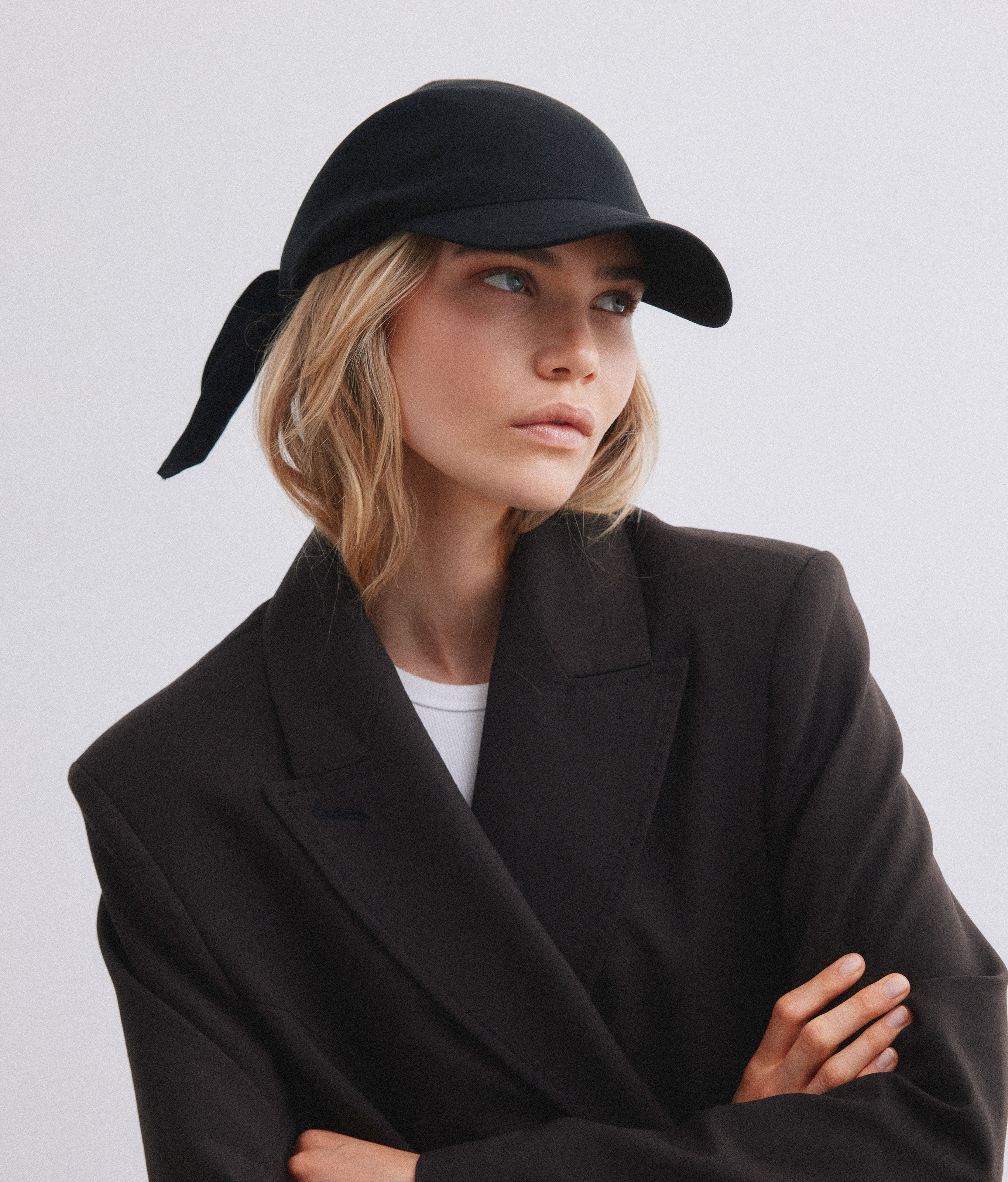 Stiksen │ Scarf Cap Black