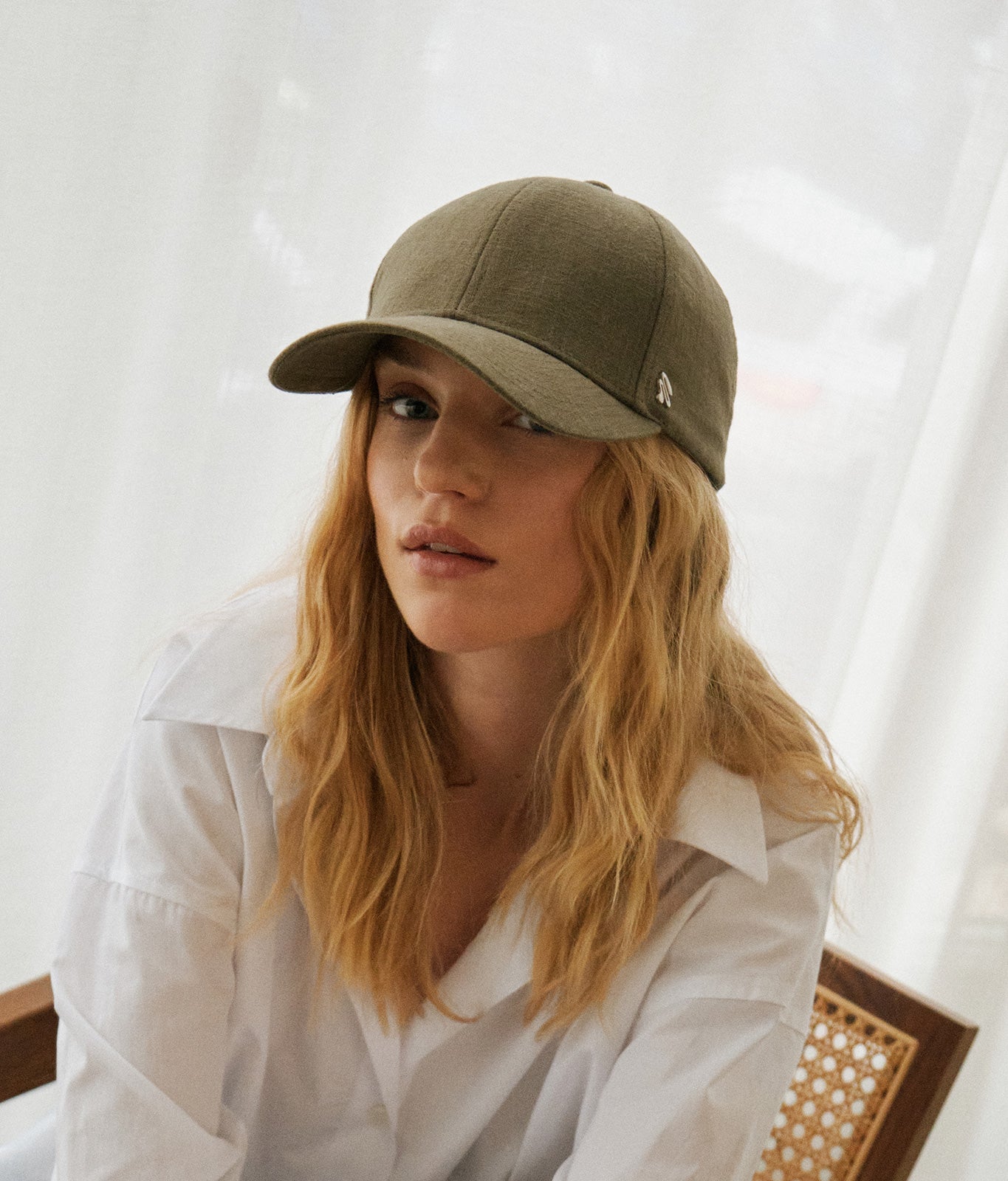 帽子 Delicate Unit / STUDY FOR PEACE #7 CAP Stiksen │ 107 Linen Olive Baseball Cap