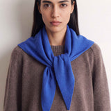 Triangle Scarf Merino Cobalt