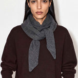 Triangle Scarf Merino Dark Grey
