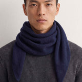 Triangle Scarf Merino Navy