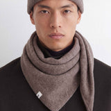 Triangle Scarf Merino Taupe
