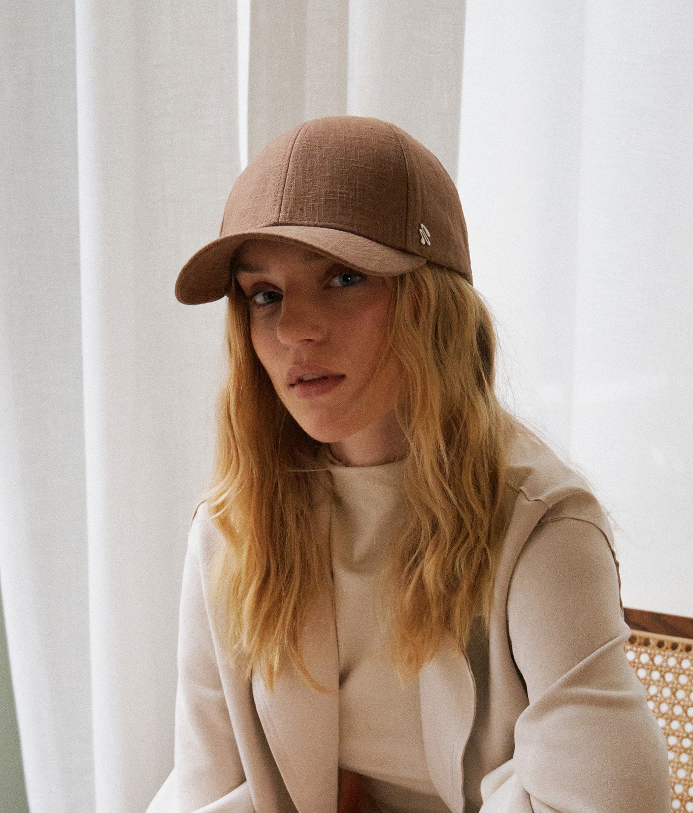 Stiksen │ 107 Linen Brown Baseball Cap