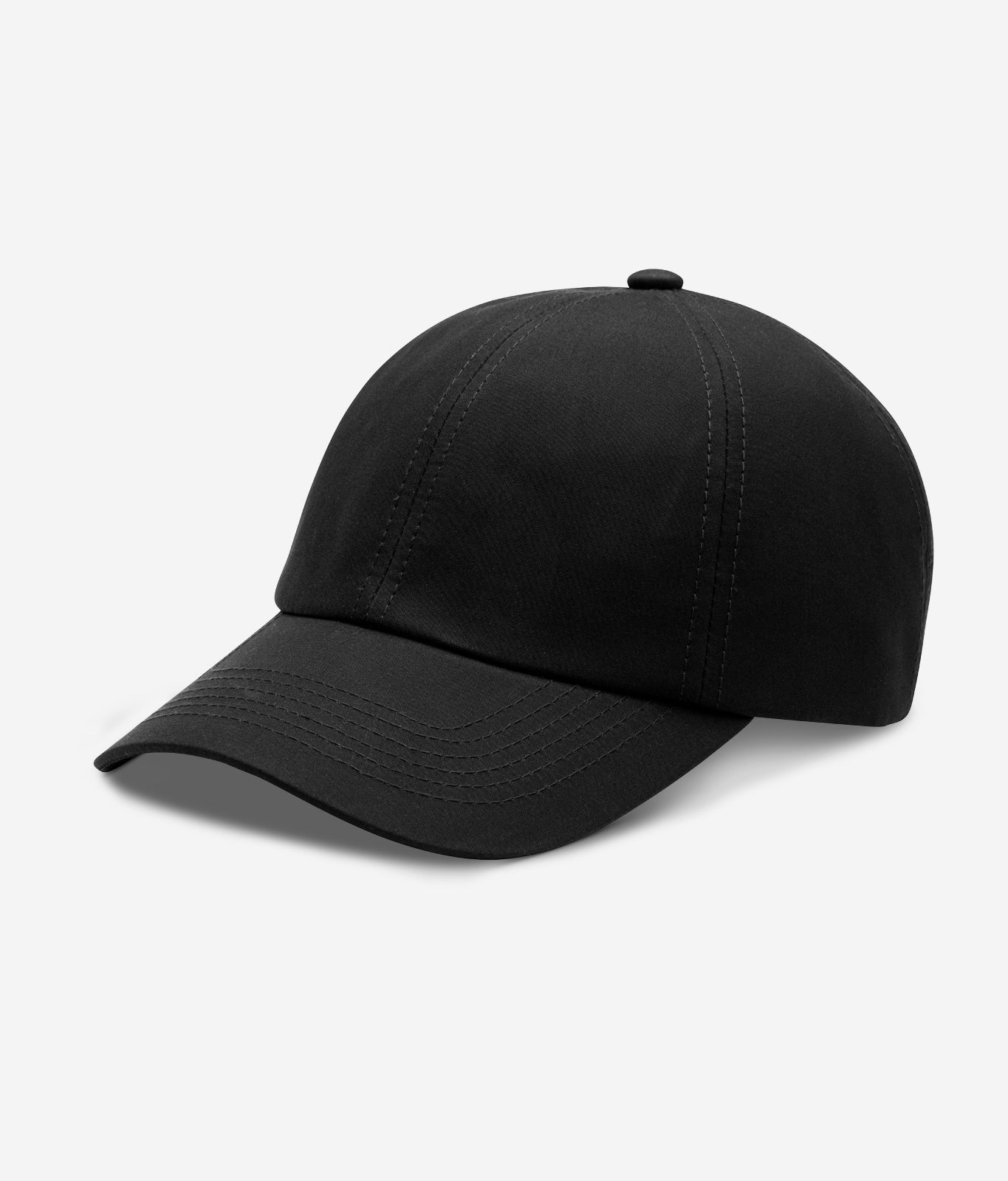 Blank black sales cap